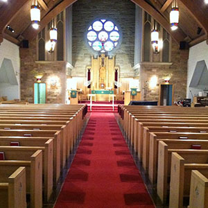 Worship at Saints Peter and Paul Lutheran Church in Riverside, Illiniois
