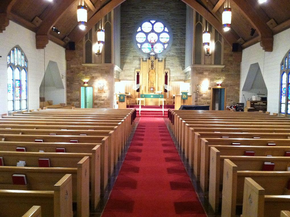 Building Inside of Saints Peter and Paul Lutheran Church in Riverside, Illiniois